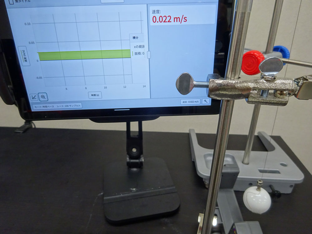 単ふり子実験（with 光ゲートセンサ）