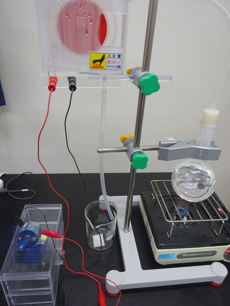 火力発電（電力測定）の実験