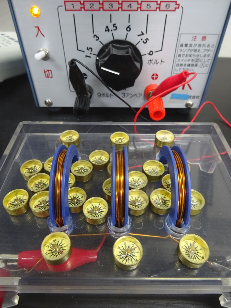 電流と磁界観察実験２